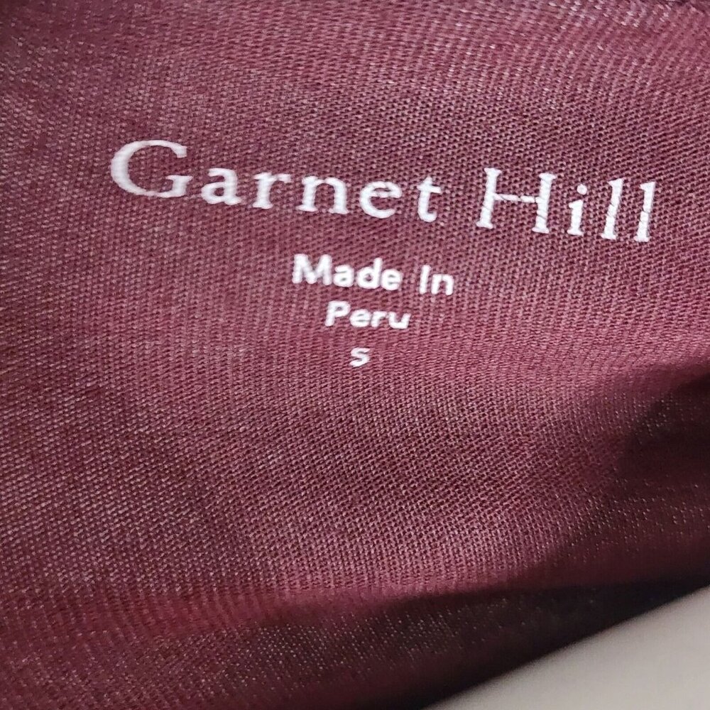 Garnet Hill Dress Womens Small Purple Pullover 3/4 Sleeve Long Modest Minimalist - Picture 5 of 7